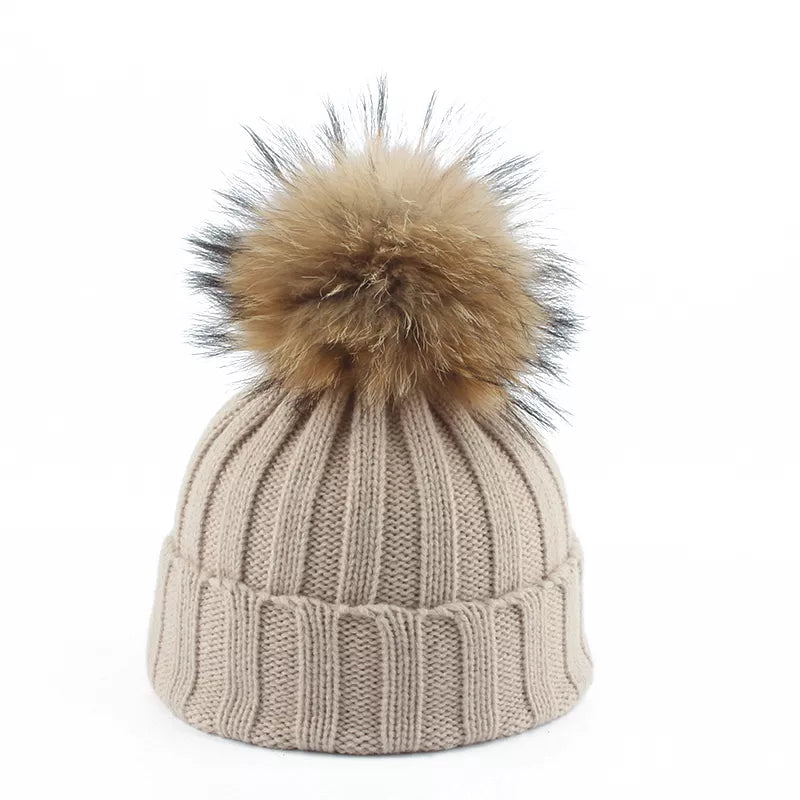 Frendorf | Strickwaren Winter Pom-Pom Mütze - Felina