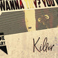 Frendorf | Killer Queen - Songtext Buch Wandkunst