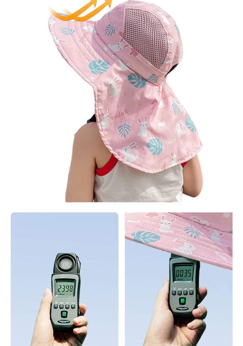 Frendorf | ANTI-UV KINDER SONNENHUT MIT PFEIFE – SOMMER BUCKET HUT FÜR JUNGEN UND MÄDCHEN