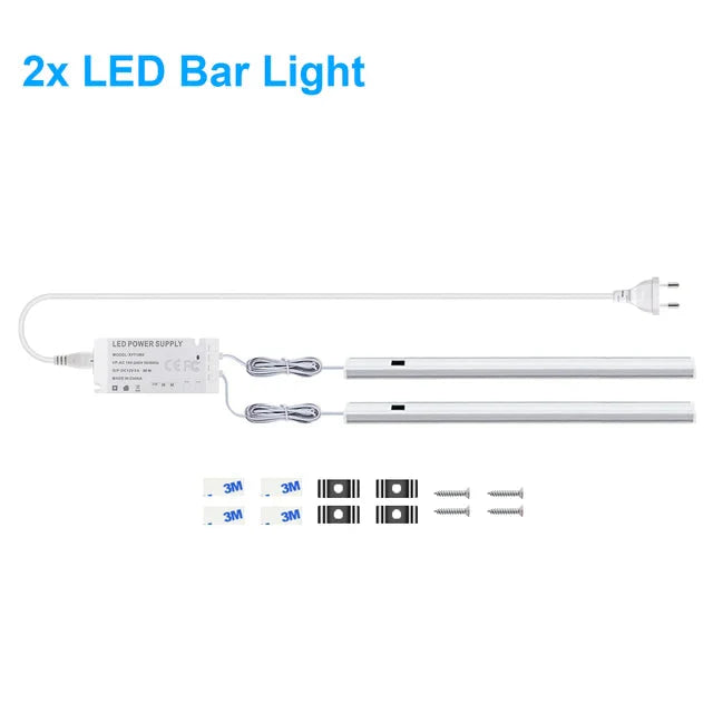 Frendorf | Küchen LED Unter-Schrank Licht Hand Scan Bewegungsmelder Schalter US Stecker