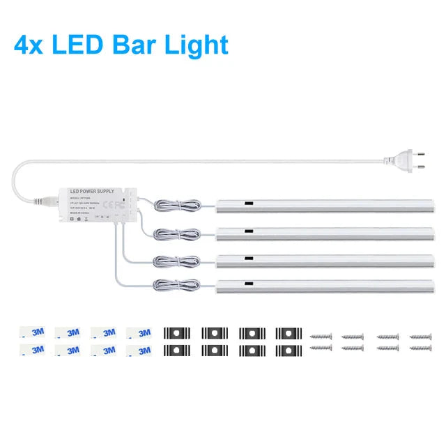 Frendorf | Küchen LED Unter-Schrank Licht Hand Scan Bewegungsmelder Schalter US Stecker