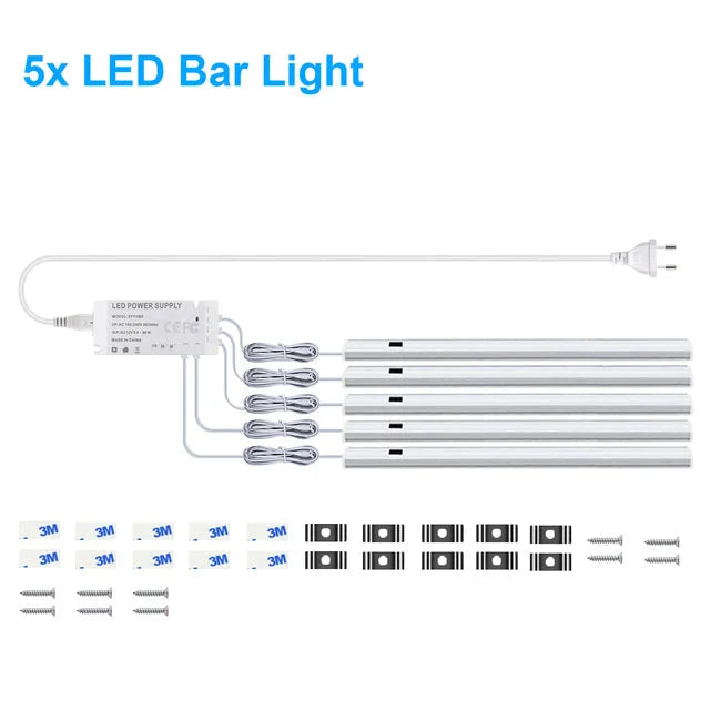 Frendorf | Küchen LED Unter-Schrank Licht Hand Scan Bewegungsmelder Schalter US Stecker