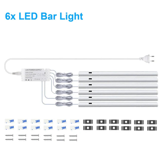 Frendorf | Küchen LED Unter-Schrank Licht Hand Scan Bewegungsmelder Schalter US Stecker