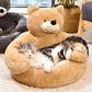 Frendorf | CuddleBear Katzenbett - Für ultimativen Komfort und Gemütlichkeit