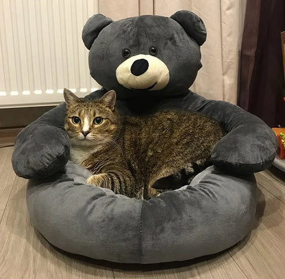 Frendorf | CuddleBear Katzenbett - Für ultimativen Komfort und Gemütlichkeit