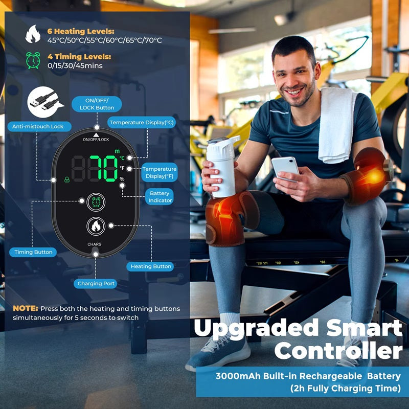 Frendorf | 3-in-1 Knie-Heizkissen mit intelligenter Temperaturregelung