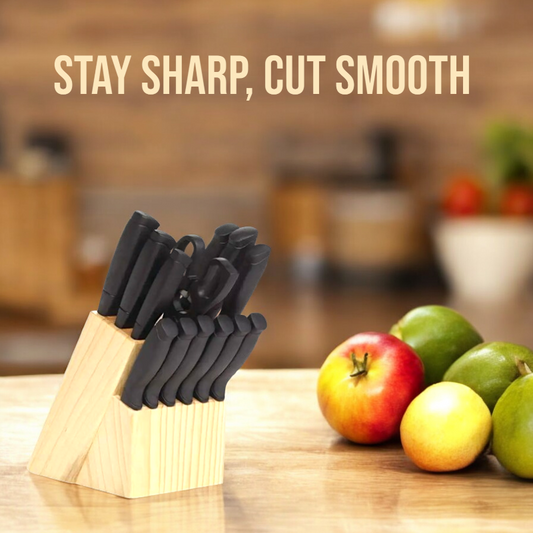 Frendorf | 22-teiliges Premium-Messerset mit Block