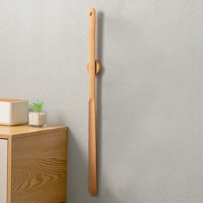 Frendorf | Holz langer Griff magnetischer Schuhlöffel