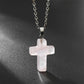 Frendorf | Halskette mit Kreuz aus natürlichen Edelsteinen – Seraphina