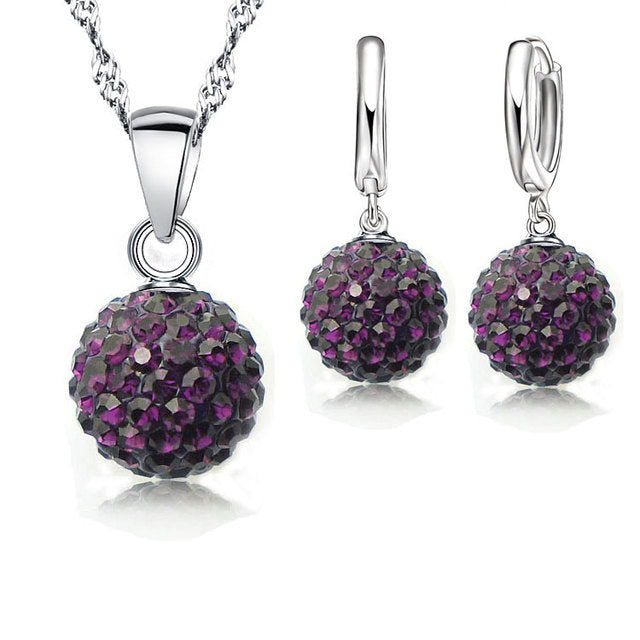 Frendorf | Kristall Disco | Silber Schmucksets