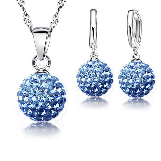 Frendorf | Kristall Disco | Silber Schmucksets