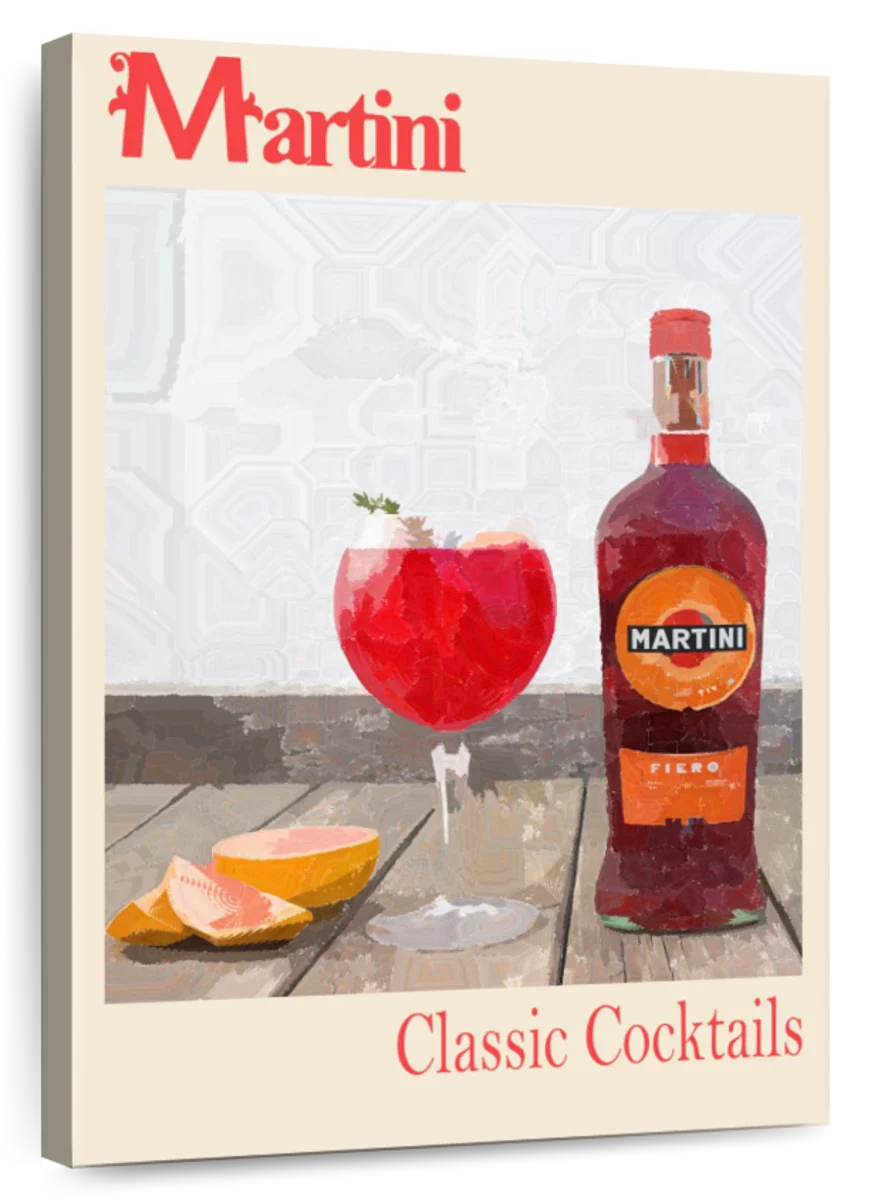 Frendorf | Martini - Klassische Cocktails Wandkunst
