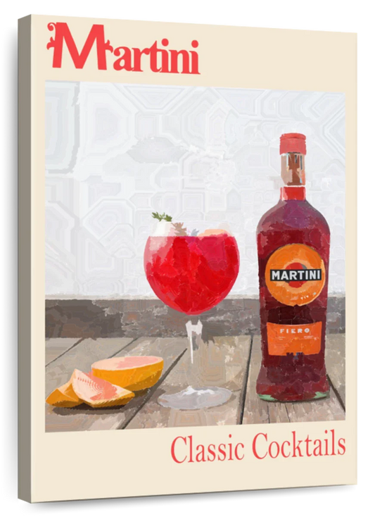 Frendorf | Martini - Klassische Cocktails Wandkunst