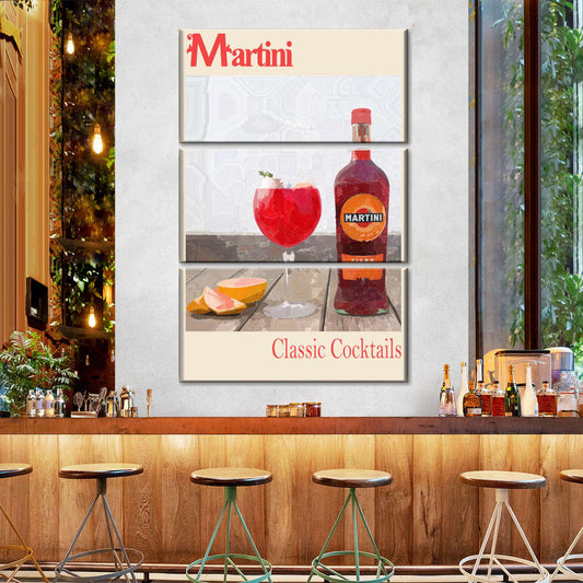 Frendorf | Martini - Klassische Cocktails Wandkunst