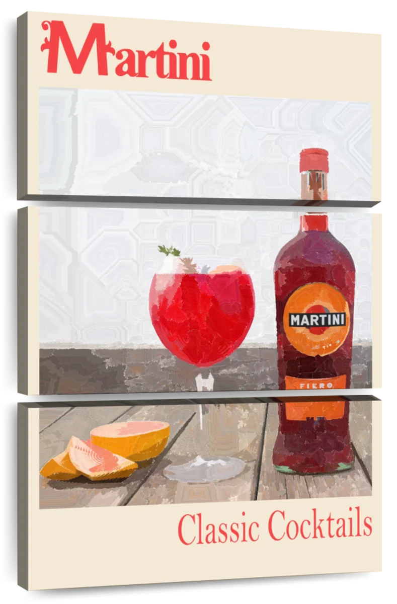 Frendorf | Martini - Klassische Cocktails Wandkunst