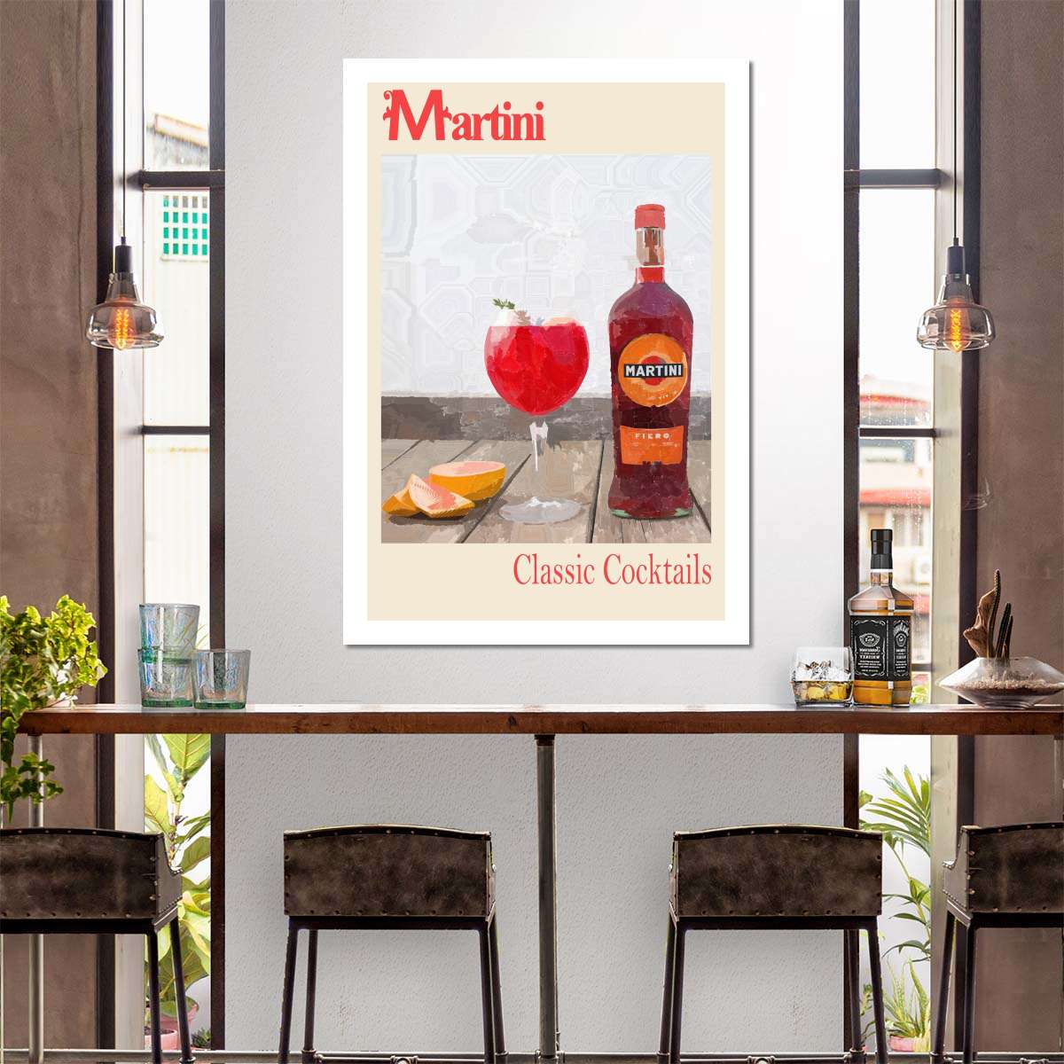Frendorf | Martini - Klassische Cocktails Wandkunst