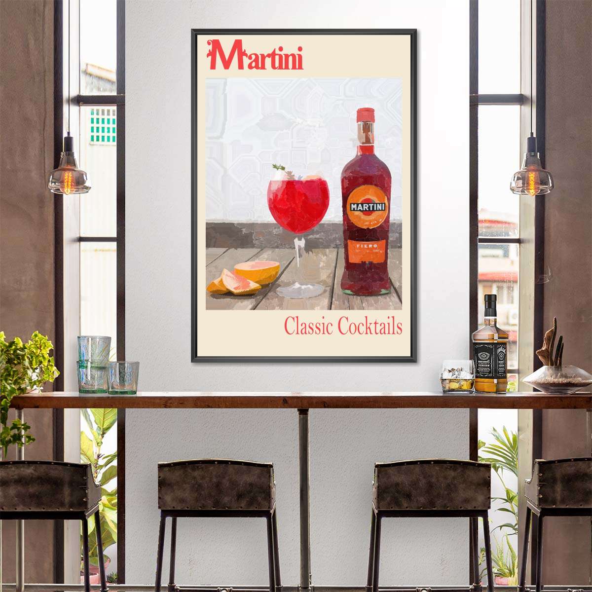 Frendorf | Martini - Klassische Cocktails Wandkunst