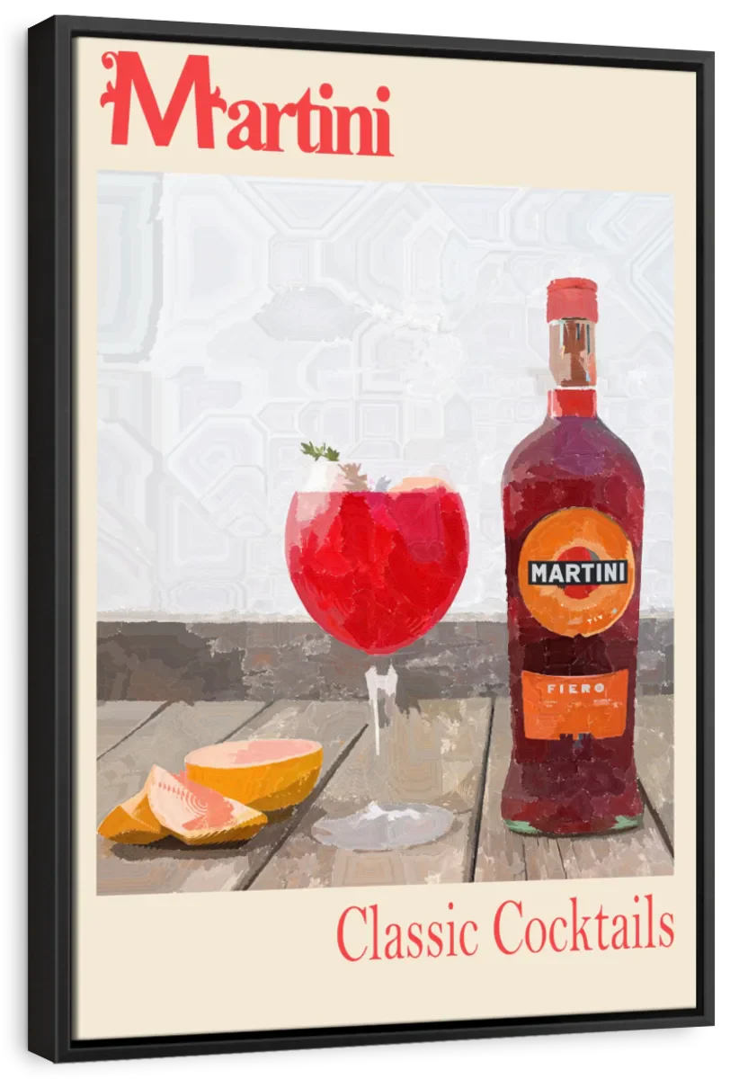 Frendorf | Martini - Klassische Cocktails Wandkunst