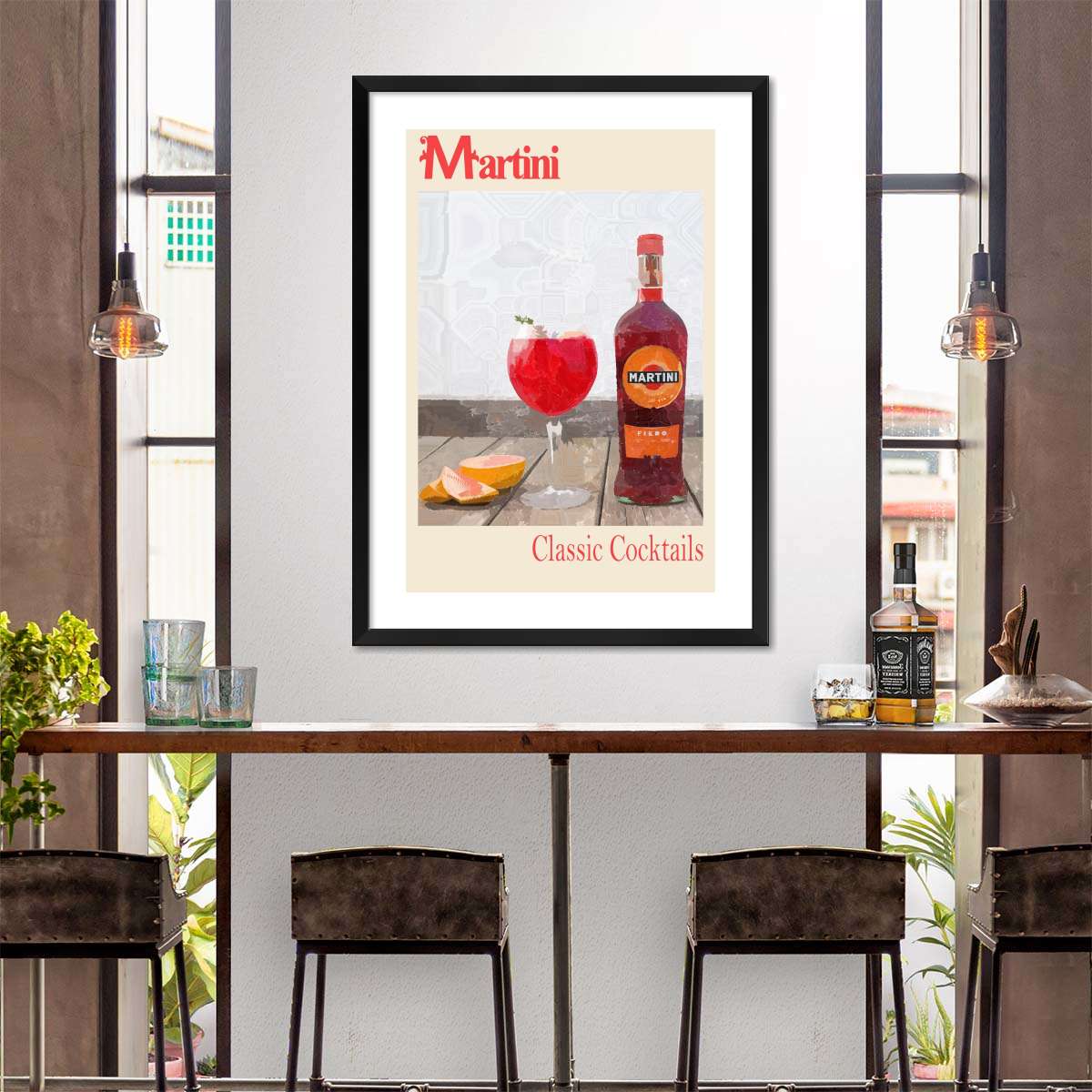 Frendorf | Martini - Klassische Cocktails Wandkunst