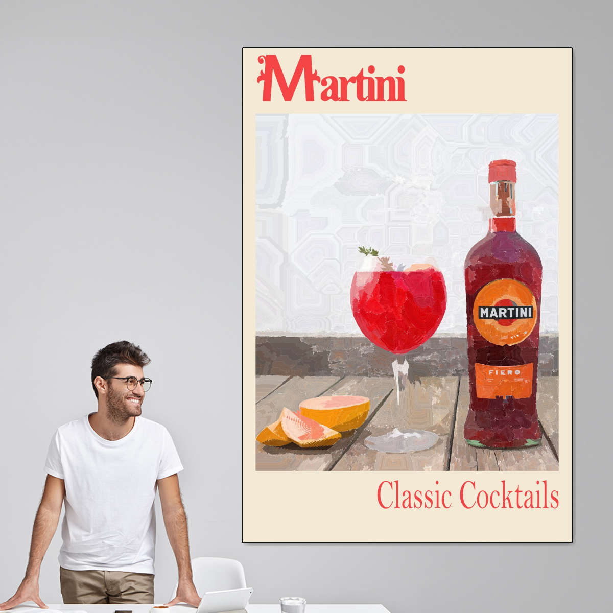 Frendorf | Martini - Klassische Cocktails Wandkunst