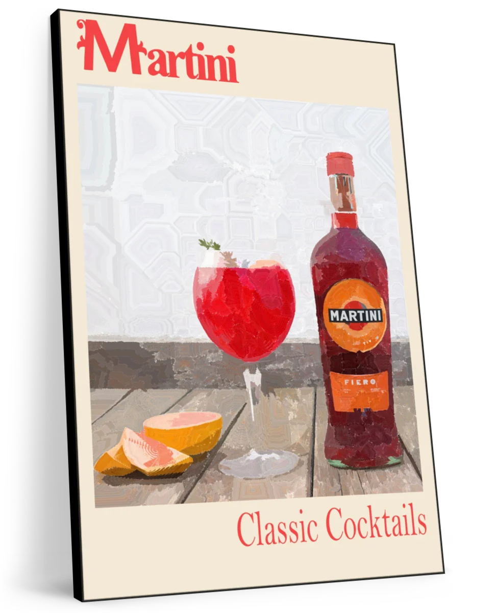 Frendorf | Martini - Klassische Cocktails Wandkunst