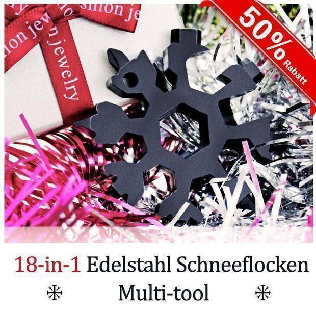 Frendorf | 18-in-1 Edelstahl Schneeflocken Multi-tool