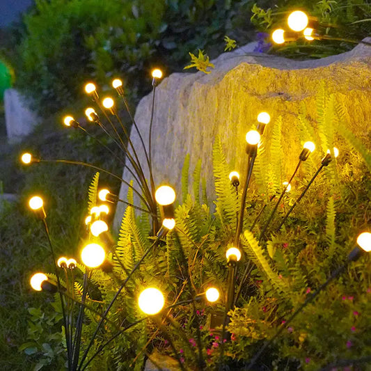Die Magie der Solar-Lampe mit Glühwürmchen-Effekt