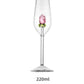 La Vie En Rose | Sektglas - Handgemacht
