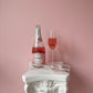 La Vie En Rose | Champagnerglas - Handgefertigt