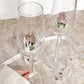 La Vie En Rose | Champagnerglas - Handgefertigt