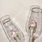 La Vie En Rose | Champagnerglas - Handgefertigt
