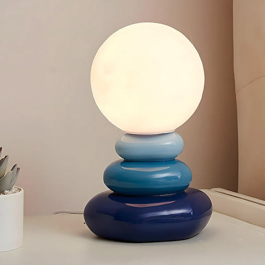 Frendorf | PebbleGlow - Unik gestapelte Pebble Tischlampe
