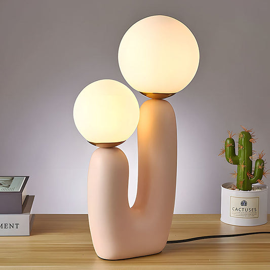 Frendorf | TwoLight - Doppelte Globus moderne Tischlampe