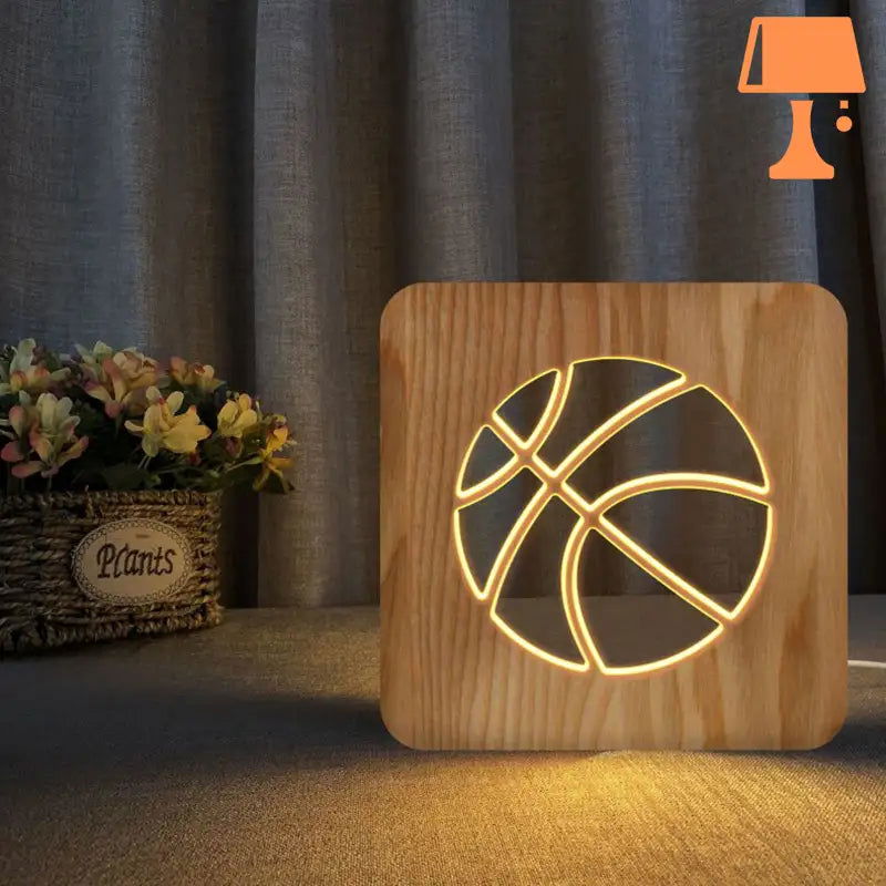 Frendorf | HoopsLume Stilvolle Basketball Tischlampe