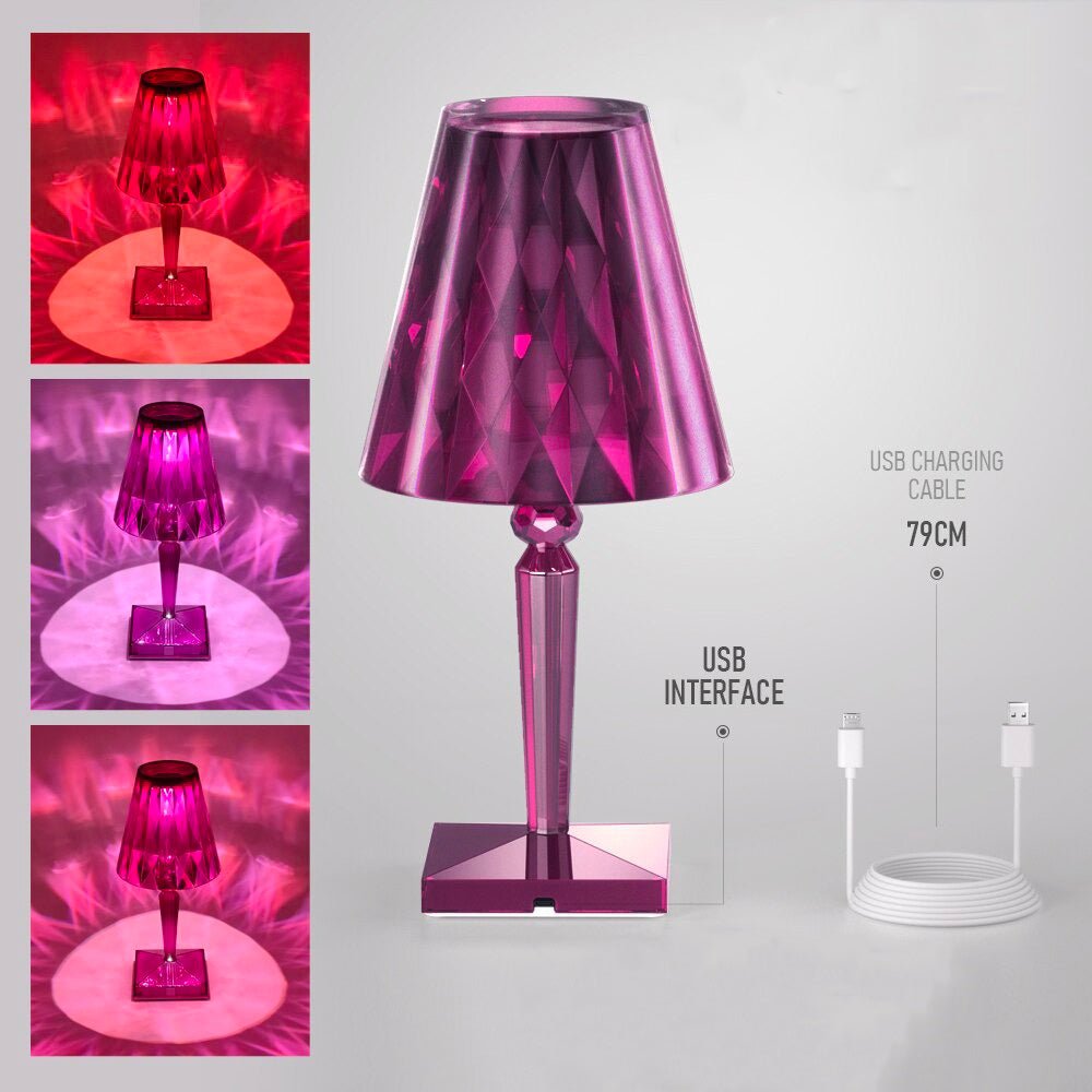Tischlampe LED Diamant