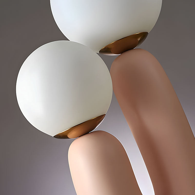 Frendorf | TwoLight - Doppelte Globus moderne Tischlampe
