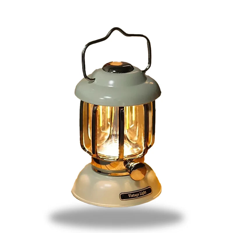 Frendorf | LumiHeritage - Vintage LED-Laterne mit Metallgitter
