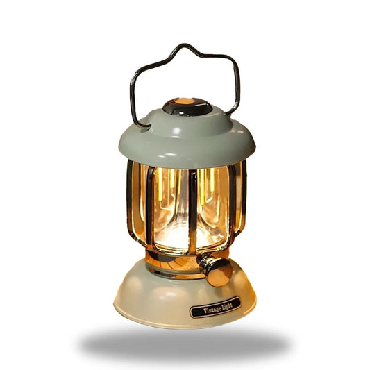 Frendorf | LumiHeritage - Vintage LED-Laterne mit Metallgitter