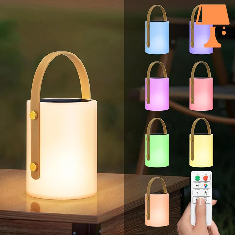 Frendorf | LumiBeam – Tragbare LED-Lampe mit zylindrischem Design und Fernbedienung