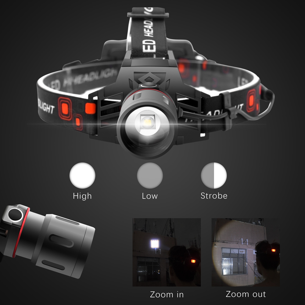 Frendorf | BeamLite | LED Stirnlampe – Starke Beleuchtung für Outdoor und Arbeit