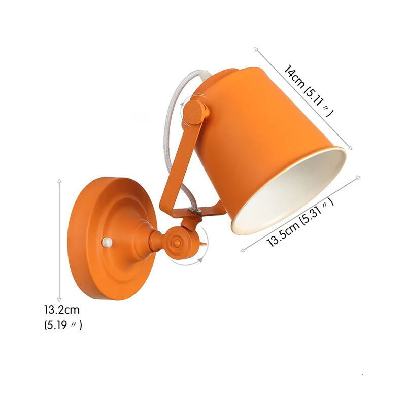 Frendorf | RetroLume Vintage Wandleuchte – Klassisches Design mit einstellbarem Licht
