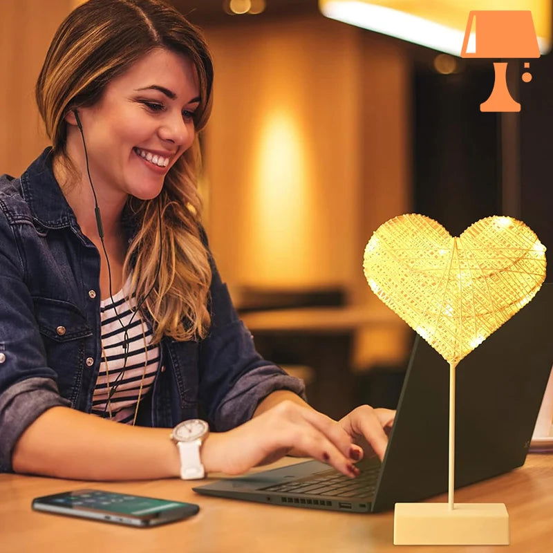 Frendorf | LumiHeart - Gewebtes Herz LED Nachtlicht