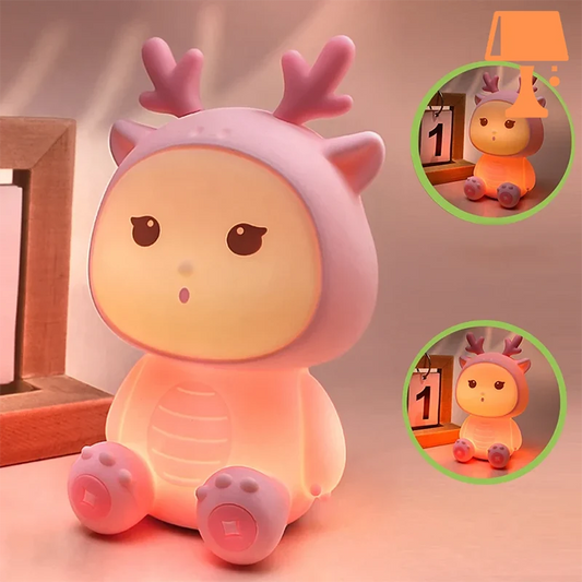 Frendorf | RentierGlow – Yndig Sitzplatz Rentier-Nachtlampe für Kinder