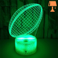 Frendorf | RugbyGlow – Dynamische 3D Illusions-Rugbyballlampe mit fernbedienbaren Farben
