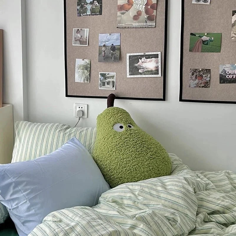 Großes Plüsch-Birnen-Sofa-Kissen