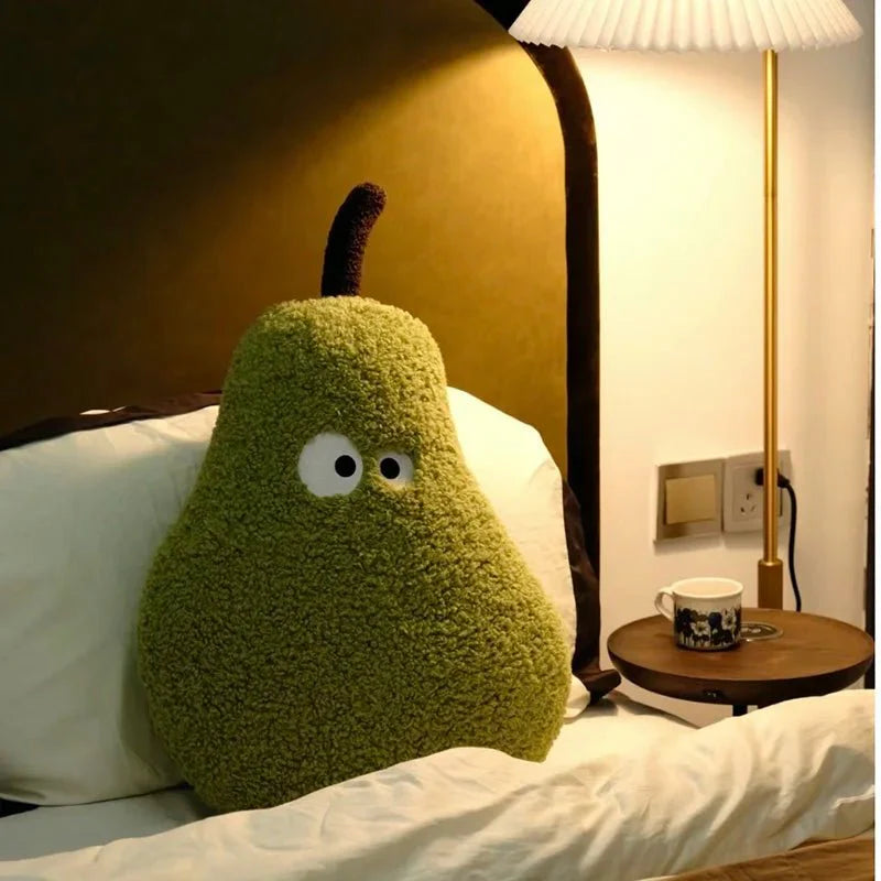 Großes Plüsch-Birnen-Sofa-Kissen