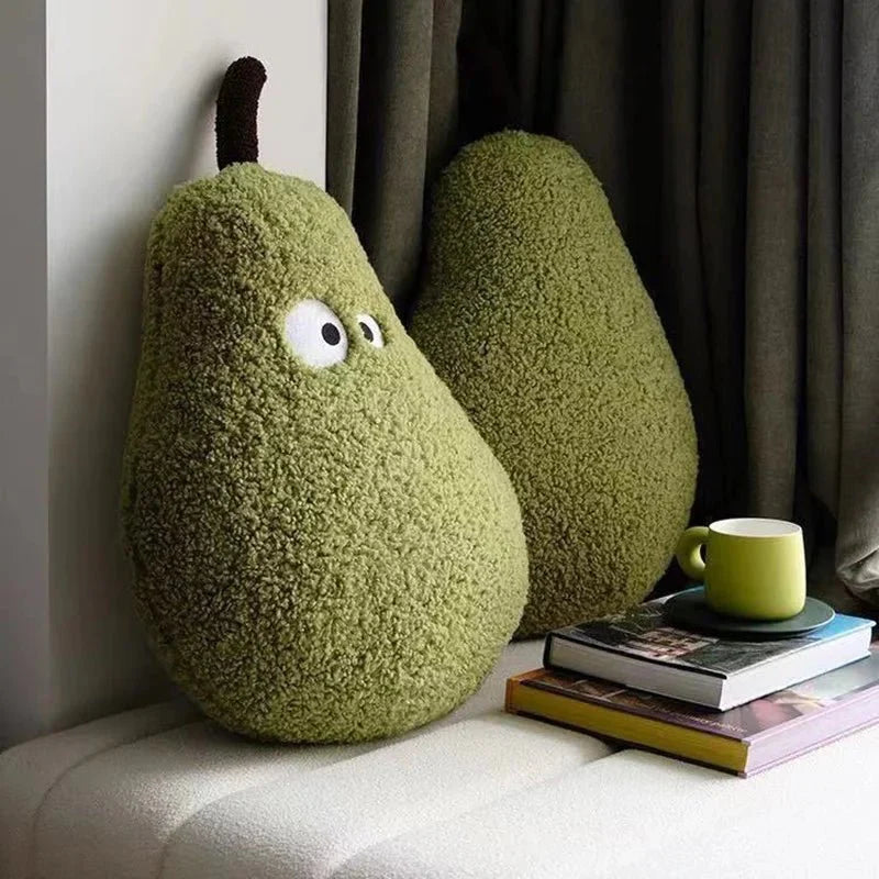 Großes Plüsch-Birnen-Sofa-Kissen