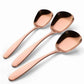 Frendorf | TrioServe - Elegantes 3-teiliges Servierlöffel-Set mit flachem Boden