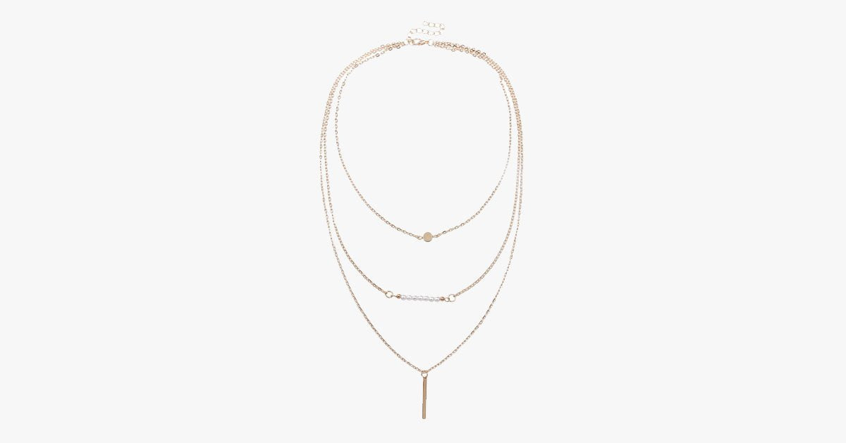 Frendorf | 3 Schichten Bar Halskette