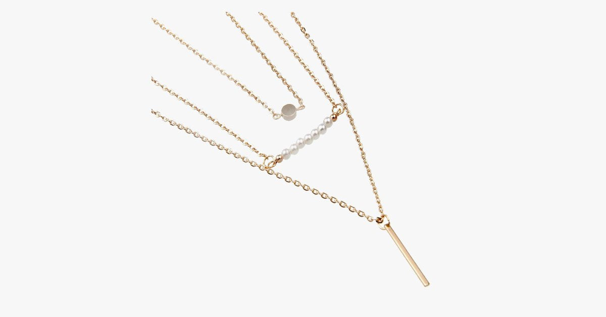 Frendorf | 3 Schichten Bar Halskette